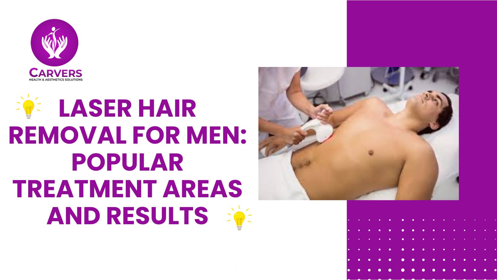 Laser Hair Removal For Men: Popular Treatment Areas And Results